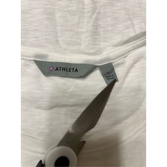 Women's Athleta solid white tank size Small White - Picture 5 of 9